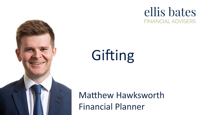 A screenshot for a video explaining gifting as part of estate planning and inheritance planning